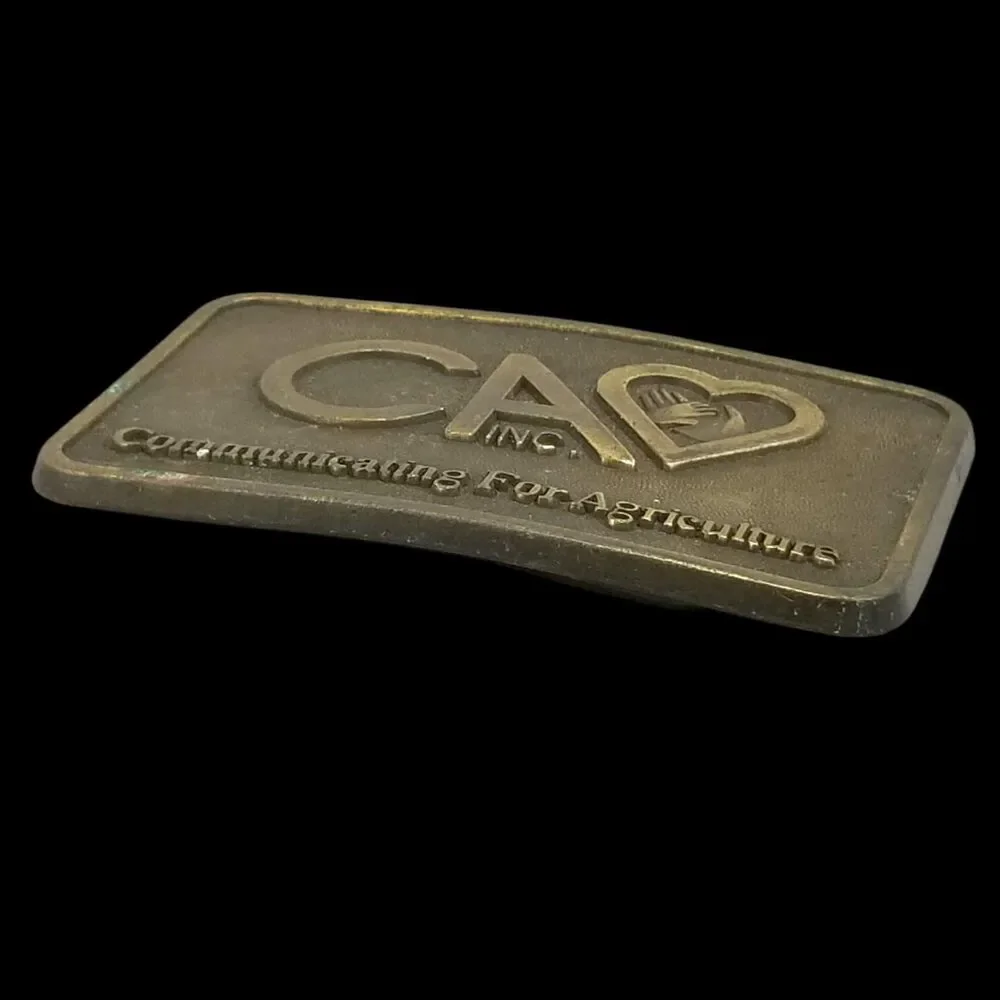 Vintage Belt Buckle CA Communicating For Agriculture Scholarship‎ And Education